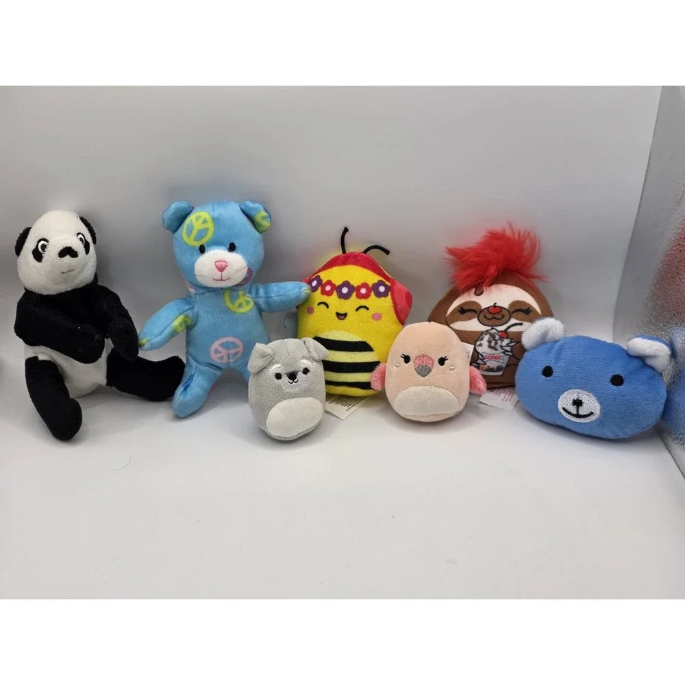 Lot Of Small Plush Mixed Sonic, McDonald's, Squashmellow
